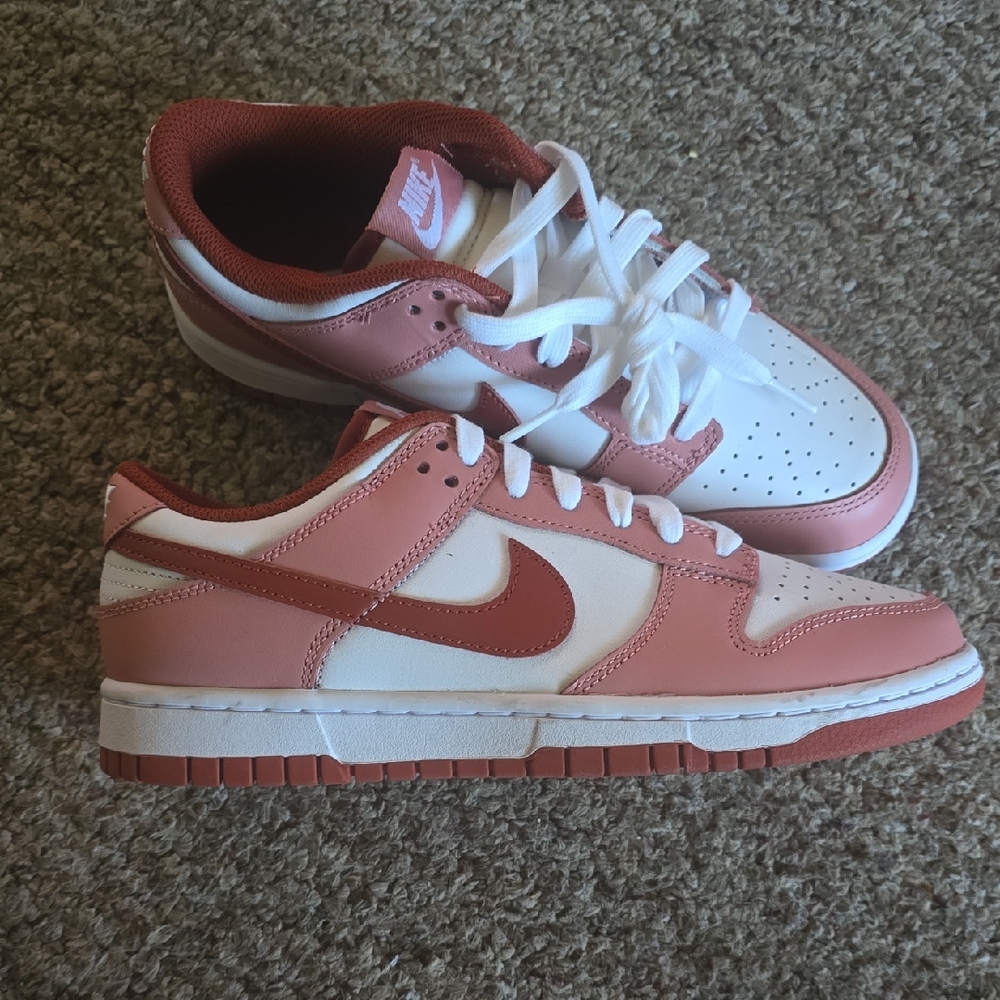Nike Kids' Pink and White Sneakers